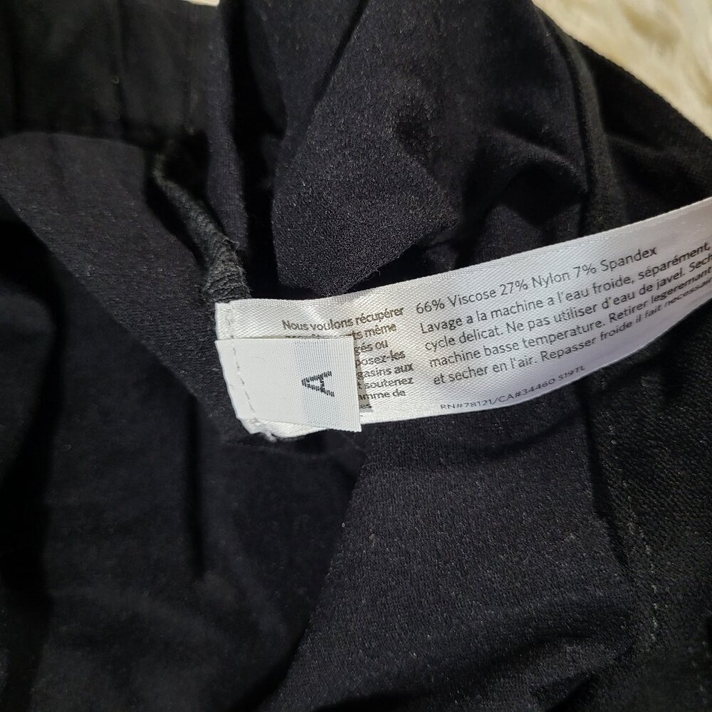 Eileen Fisher Wide Leg Black Pants - Size 10 - Picture 9 of 16
